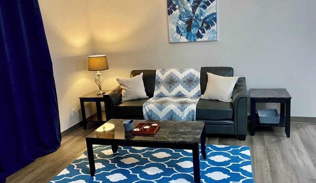 Grande Prairie 2 BR/1 BATH/Furnished/Patio & BBQ/24 hrs scrty camera/Free prking