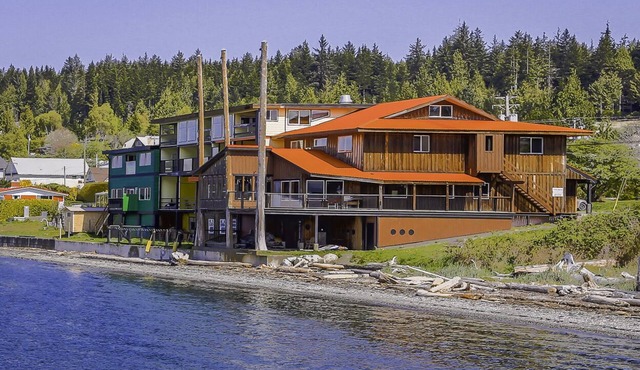 Great family room with a view of downtown Sointula! Full kitchen available.