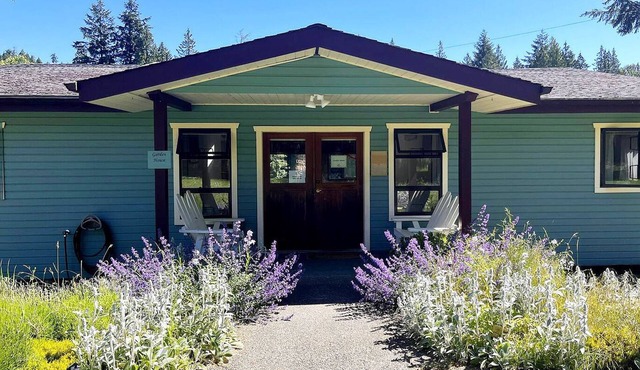 Guest accommodations at Salt Spring Island yoga centre