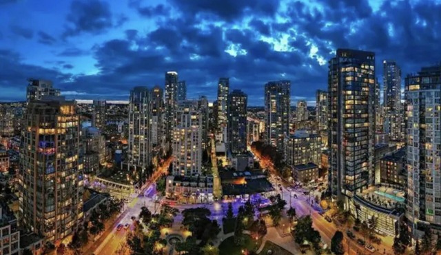 High in the sky, Yaletown Downtown Vancouver BC