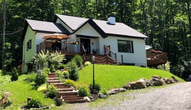 In a Charming Mountain Chalet on the Foothills of Mount Sutton