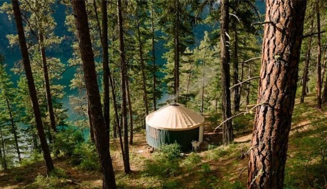 Lake Glamping with Private Beach