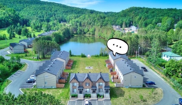 Lake Thibault Edge House Long term rental Mont Tremblant Ski Skate Golf