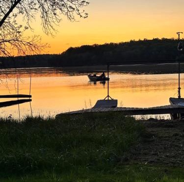 Lakefront Views Fishing Retreat Dock Launch