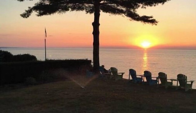 Luxury Lake Ontario Beachfront Home w/Fire Pits, Fireplace & Sunset Views
