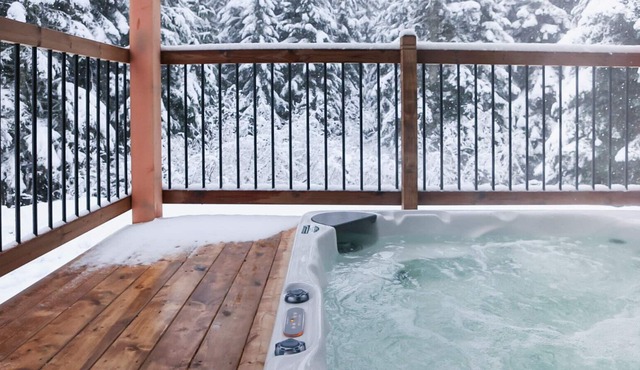 Modern Cabin | Hot tub, Wi-Fi, No Clean Fees, BBQ, Games, Parking, Families