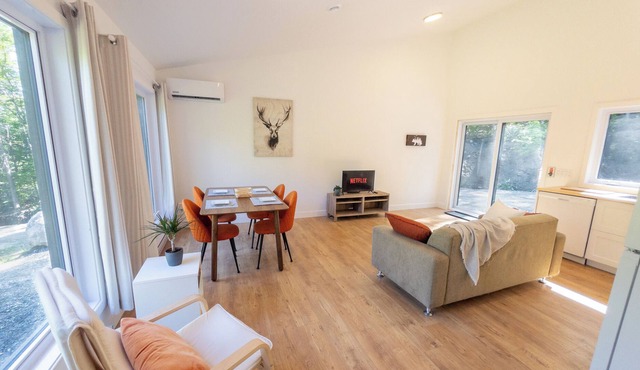 Modern Cottage, 15 min from Wakefield, Ski in-and-out (Pets welcome!)