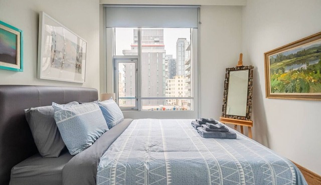 Modern Industrial Charm: 2BR Designer Loft