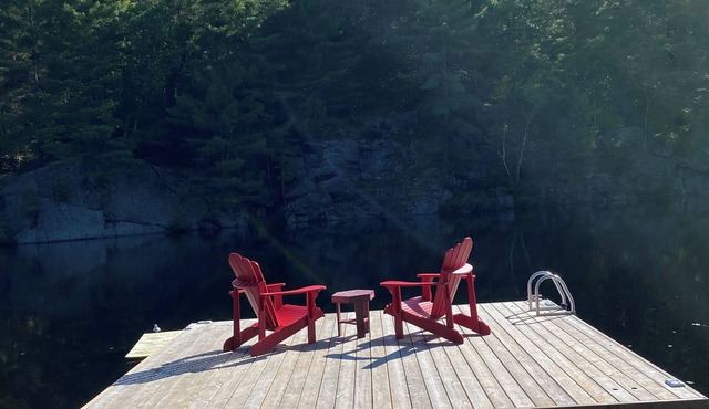 Muskoka Waterfront on Little Long Lake, near Rosseau.