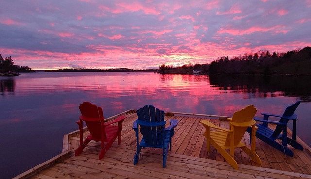 Oceanfront Villa near Peggy's Cove with Private Dock