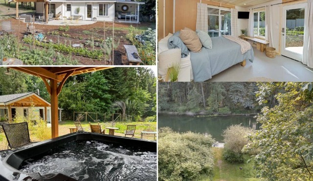 Otter Haven Sheshed on the River at The Fig and Filbert