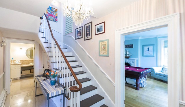 Relax in history & enjoy modern amenities, 1-min. walk to restaurants and retail