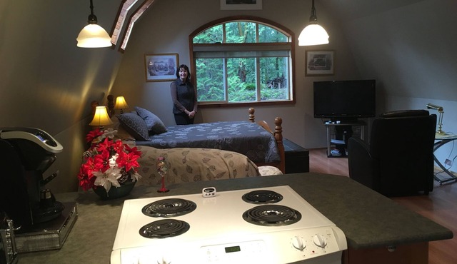 Seclusion on 4 private acres.
