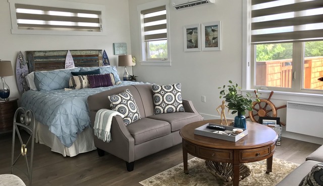 Serita’s Seaside Suite overlooking the Cardigan River.