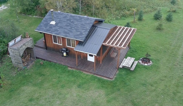 Solar off-grid Sauna & cross-country ski trails