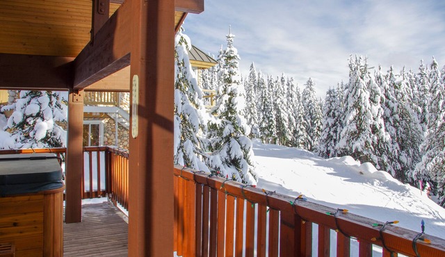 Spacious family-friendly home with a private hot tub, wood fireplace - dogs OK
