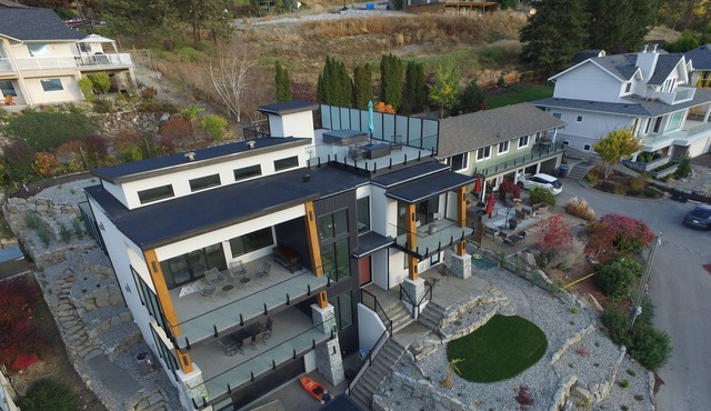 Spectacular new home overlooking Lake Okanagan in the heart of wine country.