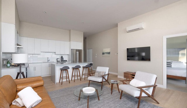 Suite #207 Contemporary Accommodation Patio Suite