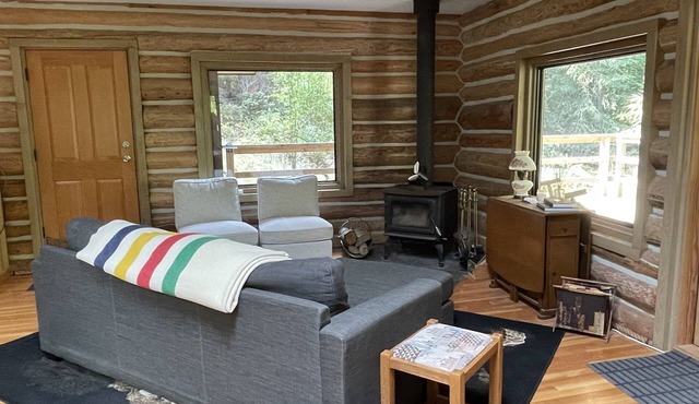 The Black Log Cabin