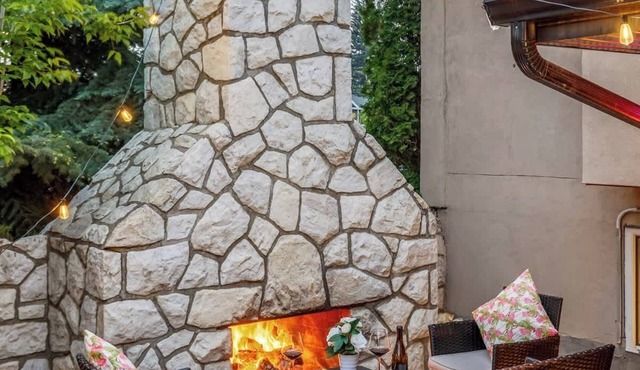 The Chimney | AC | Gigantic Outdoor Fireplace |