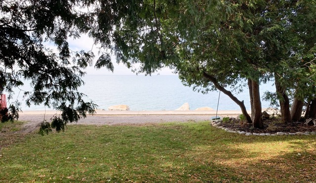The Little White Cottage - charming waterfront cottage-steps from the Lake
