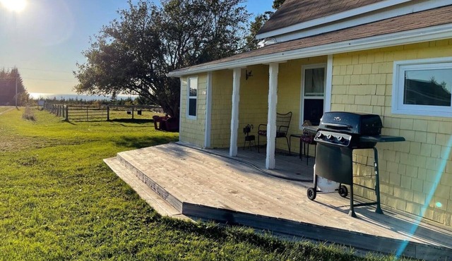 The Little Yellow Farm House is country living, ocean views, open sky & bonfires