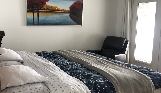 Two bedroom guest suite on the lake