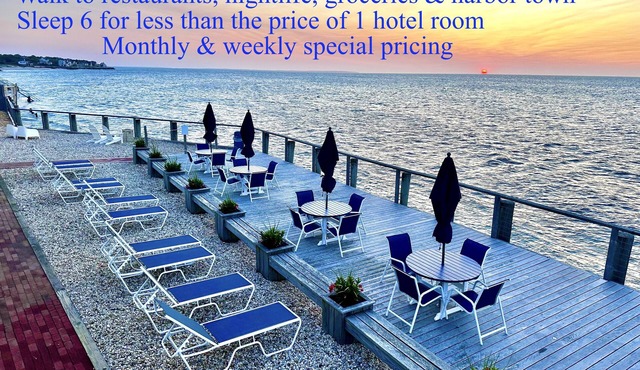 Water &Sunset views POOL mint studio Balcony SLEEP 5 walk2 beach harbor dock