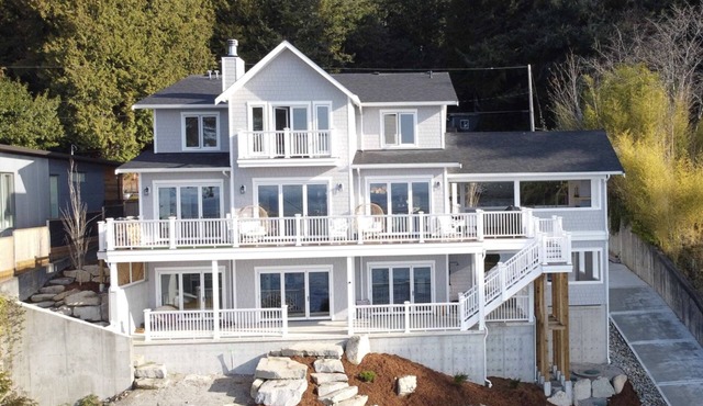 Whale Watching from a Luxury Waterfront Home!