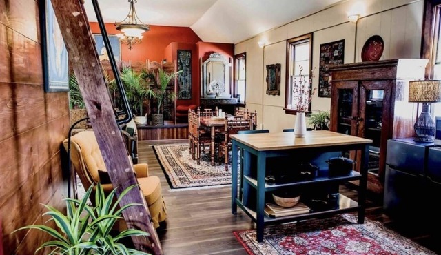 Your Downtown Oasis 14-foot ceilings, luxury living. Relaxing outdoor spaces