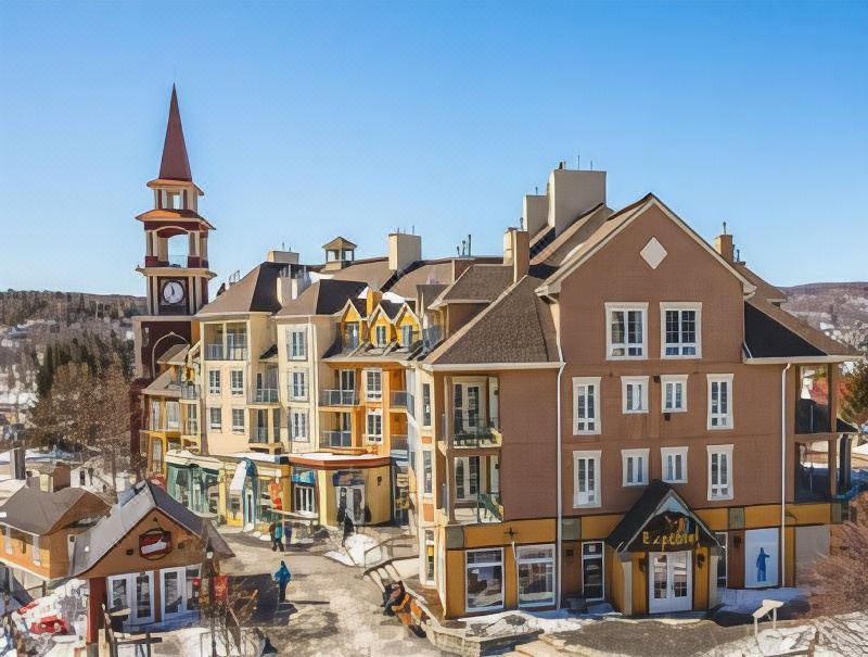 Photo of Buildings in Mont-Tremblant Pedestrian Village