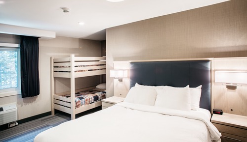 Queen Explorer Suite with Fireplace - (Not Pet Friendly)