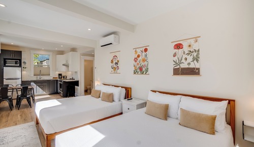 Deluxe Studio Suite, 2 Queen Beds, Kitchen, City View