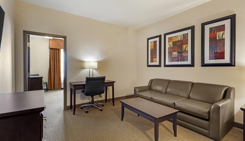 Suite, 1 King Bed, Non Smoking, Refrigerator & Microwave (Shower Only;with Sofabed)