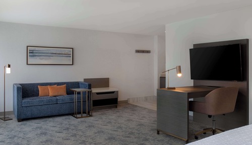 Studio, 1 King Bed, Accessible, Refrigerator (Mobility & Hearing, Bathtub, Wet Bar)