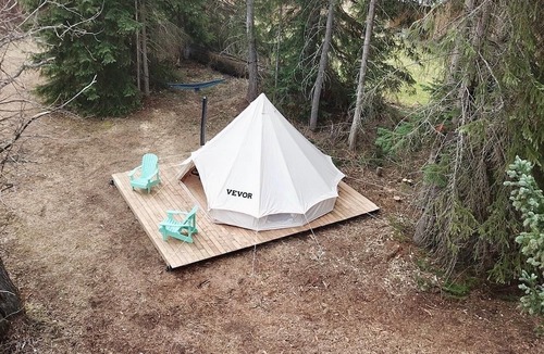 Regional District of Bulkley-Nechako RV Rental | Willow Riverfront Bell Tent Retreat
